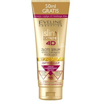 EVELINE Slim Extreme 4D, złote serum wyszczuplająco-modelujące, 250ml