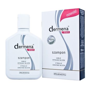 DERMENA Men, szampon hamujący wypadanie włosów, 200ml