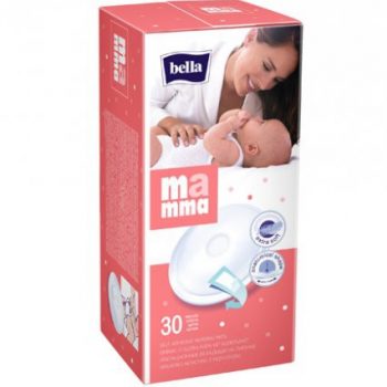 Wkładki laktacyjne, BELLA MAMMA z przylepcem, 30 sztuk