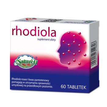 Rhodiola, wyciąg z różeńca górskiego 60 tabletek