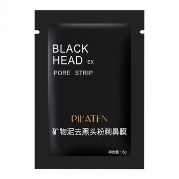 PILATEN Black Mask, czarna maska do twarzy typu peel-off usuwająca zaskórniki, 6g