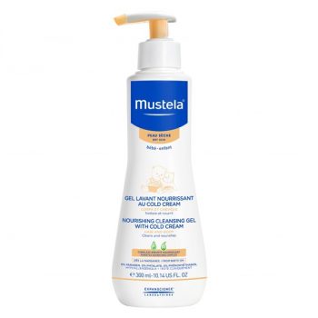 MUSTELA Bebe Enfant, żel odżywczy do mycia z Cold Cream, od urodzenia, 300ml