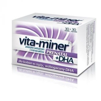 Vita-miner Prenatal + DHA, 30 tabletek + 30 kapsułek