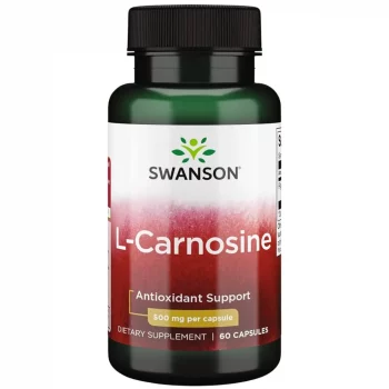 Swanson L-Carnosine, L-karnozyna, 60 kapsułek
